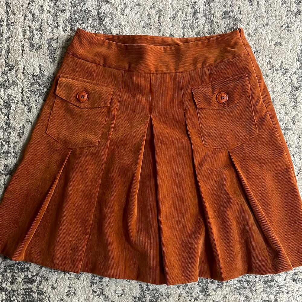Chelsea & Theodore corduroy skirt